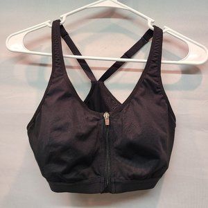 Victorias Secret Bra 32C Black Knockout Victoria Sport Front Close